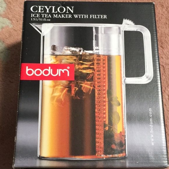 Bodum Kitchen Nwt Nib Bodom Ceylon Ice Tea Jug 12 Quart Size See